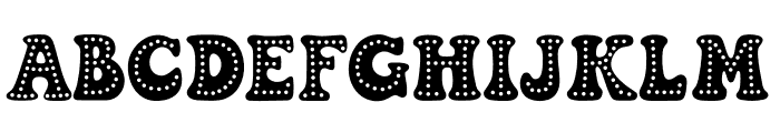 Groovy Fancy Dot Font UPPERCASE