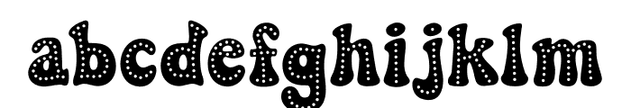 Groovy Fancy Dot Font LOWERCASE