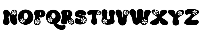 Groovy Flower Daisy Font LOWERCASE