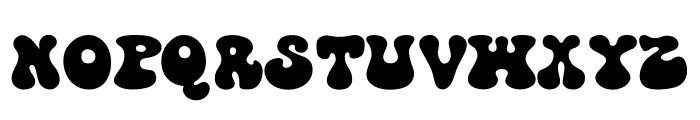 Groovy-Fluid Font LOWERCASE