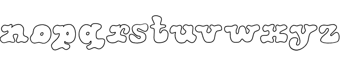 Groovy Fun Font LOWERCASE
