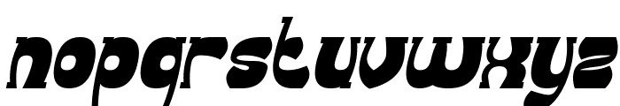 Groovy Funky Bold Italic Font LOWERCASE