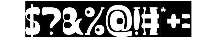 Groovy Funky-Inverse Font OTHER CHARS