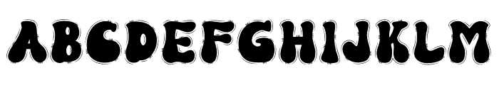 Groovy Halloween-2 Font UPPERCASE