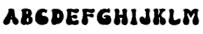 Groovy Halloween-4 Font UPPERCASE