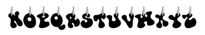 Groovy-Hang Font UPPERCASE