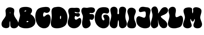 Groovy Hug Font UPPERCASE