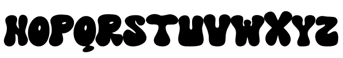 Groovy Hug Font UPPERCASE