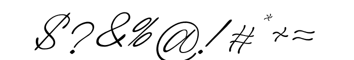Groovy Italic Font OTHER CHARS