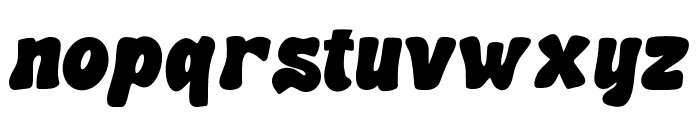 Groovy LOVER  Font LOWERCASE