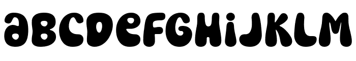 Groovy Moon Font LOWERCASE