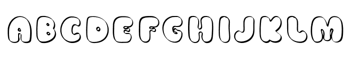 Groovy Outline Regular Font UPPERCASE