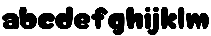 Groovy Retro Glyphs Font LOWERCASE
