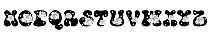 Groovy-Rose Font UPPERCASE