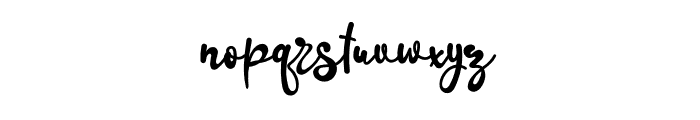 Groovy Script Font LOWERCASE