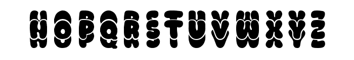 Groovy Stacked Regular Font LOWERCASE