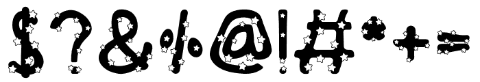 Groovy Stars Font OTHER CHARS