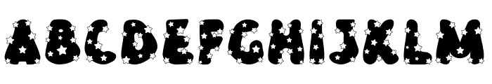 Groovy Stars Font LOWERCASE