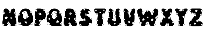 Groovy Stars Font LOWERCASE