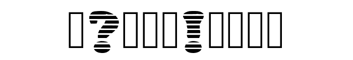 Groovy Striped Regular Font OTHER CHARS
