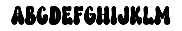 Groovy Syndrome Font UPPERCASE