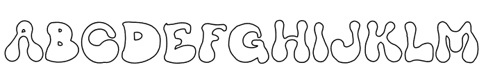 Groovy Thin Font UPPERCASE