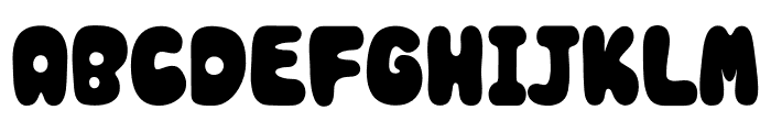 Groovy Wave Font UPPERCASE