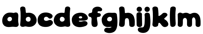 Groovy YvooG Font LOWERCASE