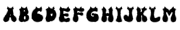 GroovyChristmas-3 Font LOWERCASE