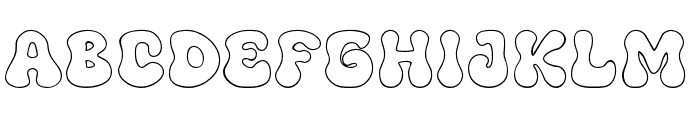 GroovyRetro8 Font LOWERCASE