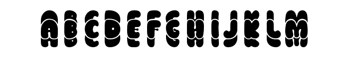 GroovyStacked-Regular Font LOWERCASE