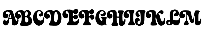 Groovy_Puff Font UPPERCASE