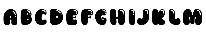 Groovydrop-Regular Font LOWERCASE