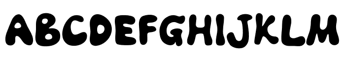 Groovyvo Regular Font UPPERCASE