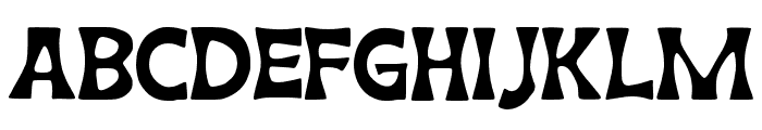 Gropfy Regular Font UPPERCASE