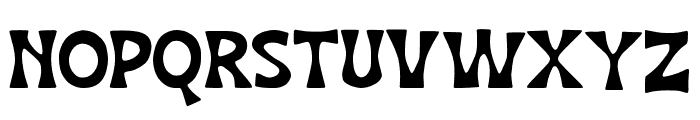 Gropfy Regular Font UPPERCASE