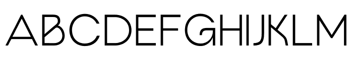Gropio Typeface Light Font UPPERCASE