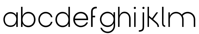 Gropio Typeface Light Font LOWERCASE