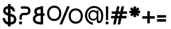 Gropio Typeface Medium Font OTHER CHARS