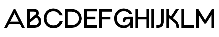 Gropio Typeface Medium Font UPPERCASE