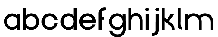 Gropio Typeface Medium Font LOWERCASE