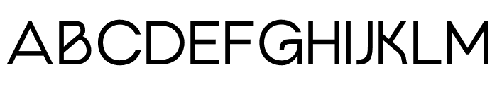 Gropio Typeface Regular Font UPPERCASE