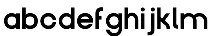 Gropio Typeface SemiBold Font LOWERCASE