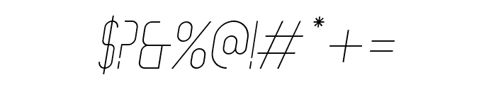 Grosella-Italic Font OTHER CHARS