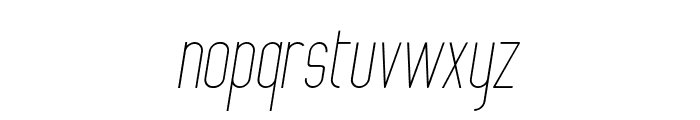 Grosella-Italic Font LOWERCASE