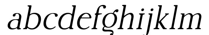 Grotek-Oblique Font LOWERCASE