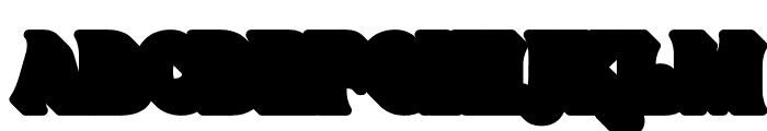 Groter Retro Extrude Extrude Font UPPERCASE