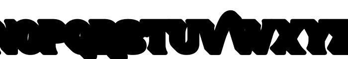 Groter Retro Extrude Extrude Font UPPERCASE