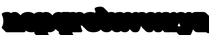Groter Retro Extrude Extrude Font LOWERCASE