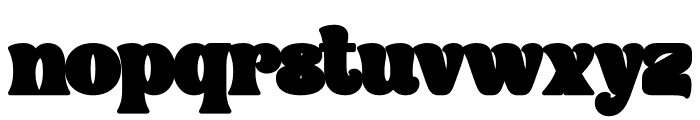 Groter Retro Outline Outline Font LOWERCASE